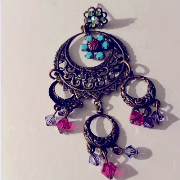 Stunning Liz Palacios dangle post earrings - Picture 2 of 2